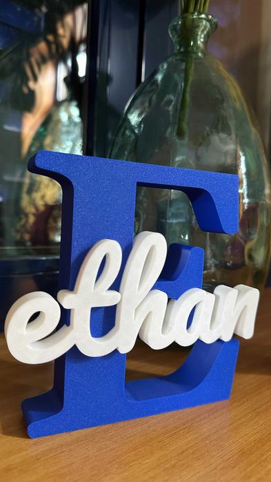 Letreiro Infantil Personalizado – Nome em 3D