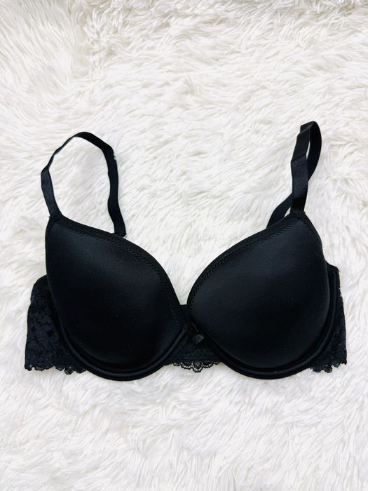 Biustonosz usztywniany 75D czarny