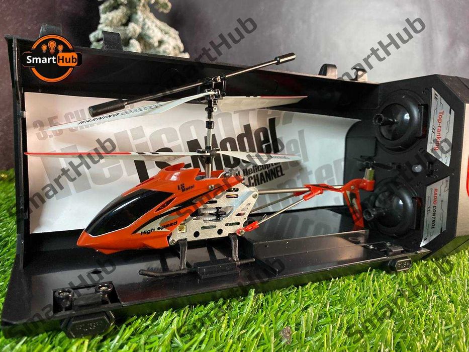 Вертолет на радиоуправлении "ДРАКОН". Вертолет на пульте, аккумуляторе