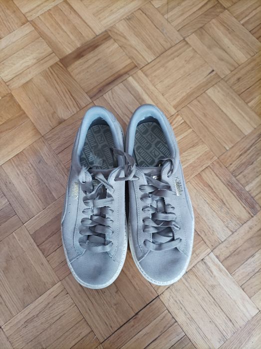 Trampki damskie Puma Basket Platform Metallic