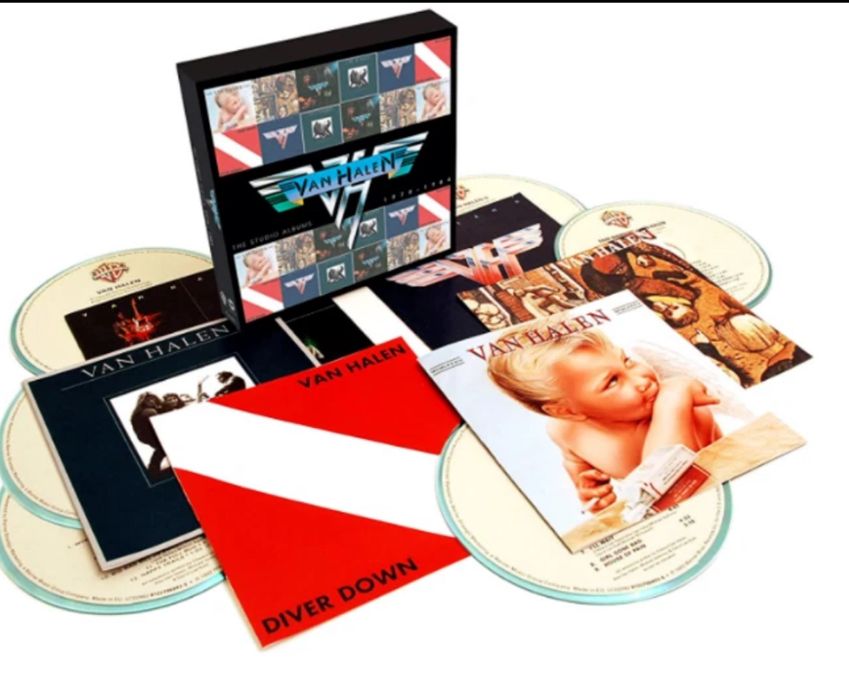 Van Halen -6CD Box Set. Studio Albums  1978-1984. Запакований.