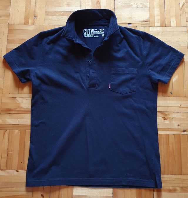 030. Polo, South czarna męska