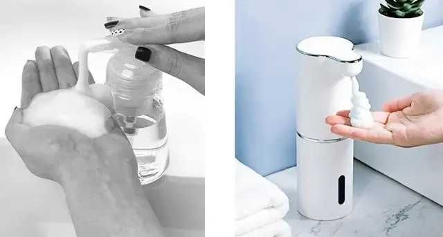 Автоматический дозатор мыла с сенсором 380 мл USB