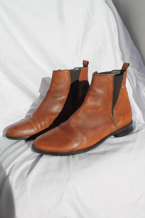 Челсі шкіряні коричневі