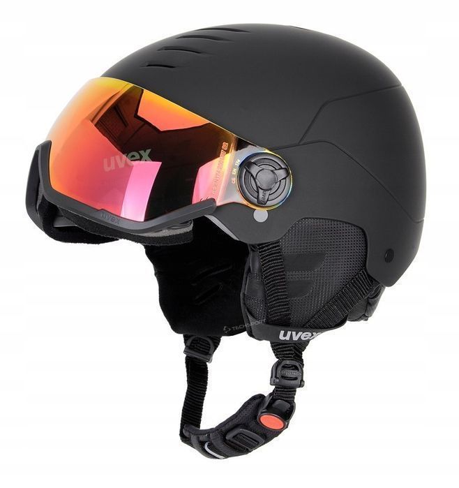 Uvex Kask Narciarski Z Szybą Wizjerem Rozm 58-61Cm