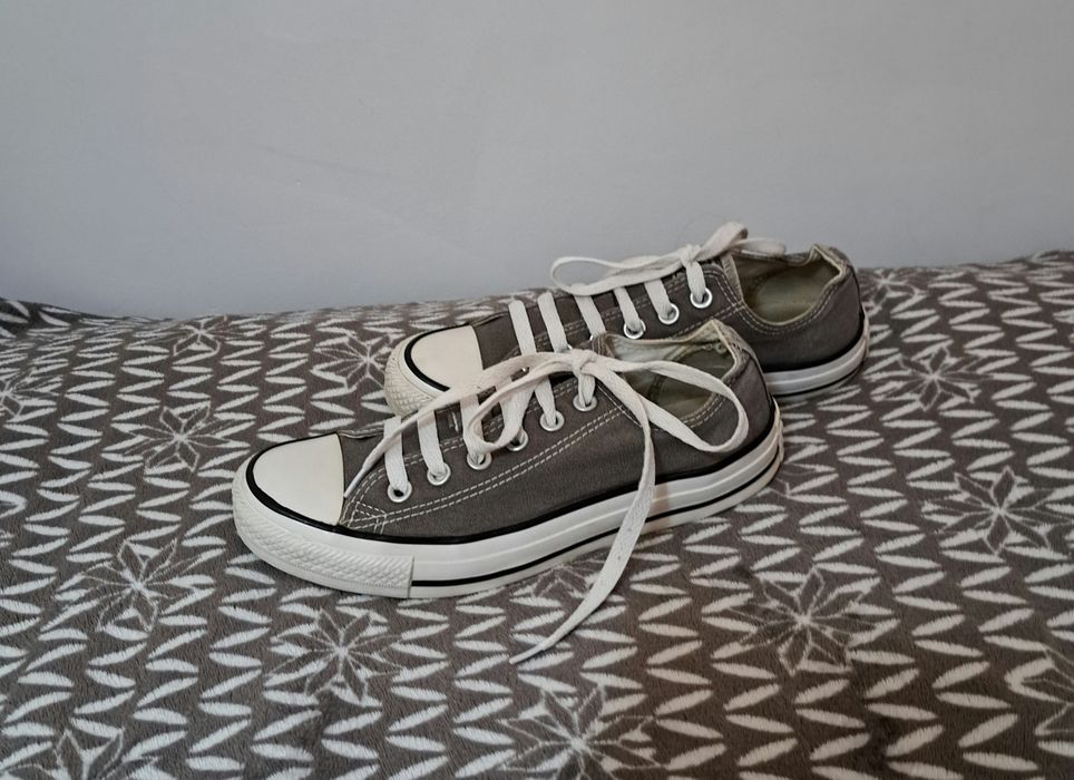 Trampki Converse  szary niskie All Star 38
