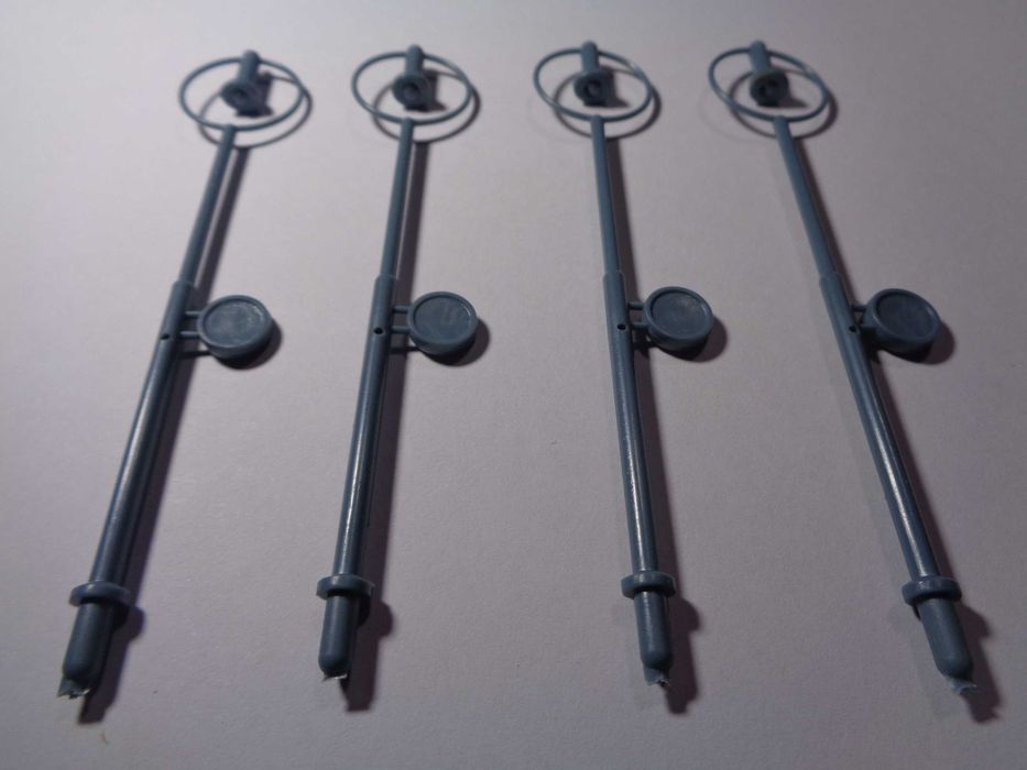 1:87 Lote de 4 candeeiros dummy ver descrição