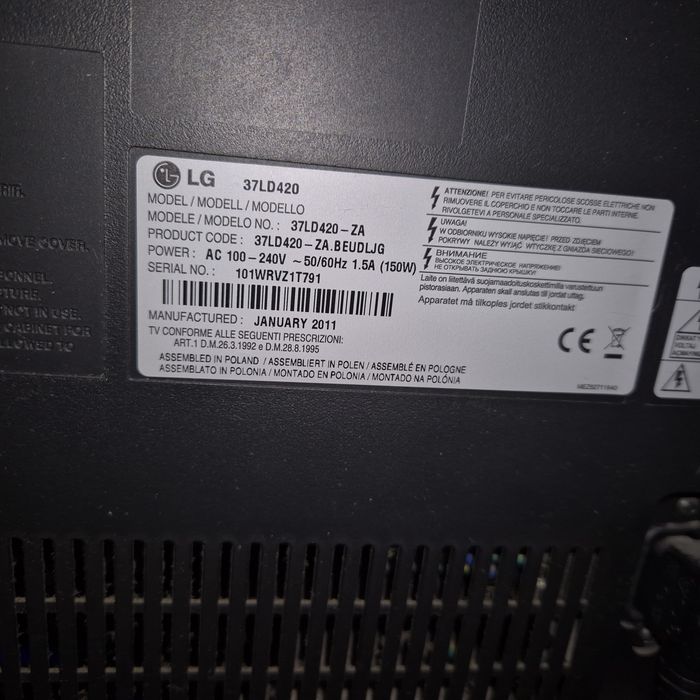 Telewizor LG 37 LD 420