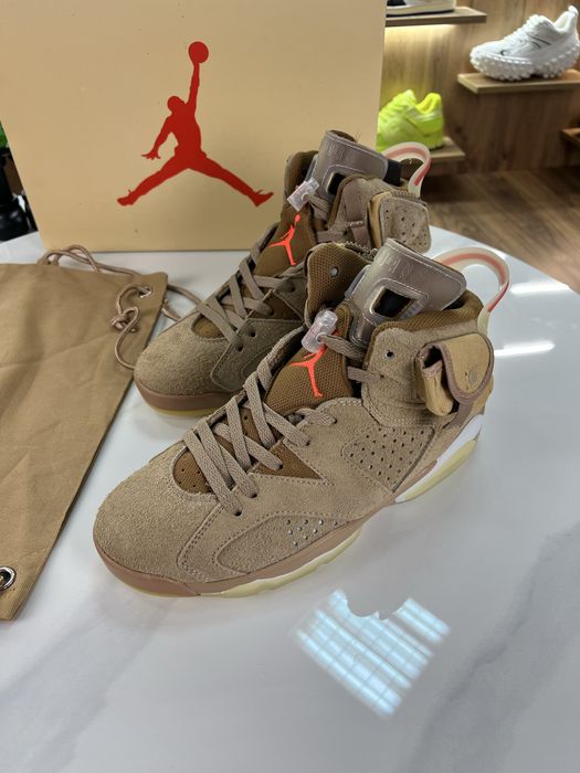 Кросівки Nike Air Jordan 6 x Travis Scott Cactus Jack “British