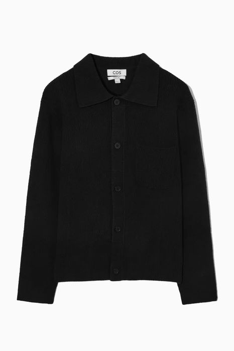 Светр кардиган COS Collared Textured-Knit Cardigan uniqlo