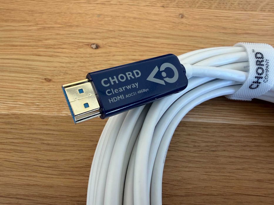 Chord Clearway hdmi 2.1 AOC 10m przewód kabel hdmi światłowodowy 4K 8K PREMIUM