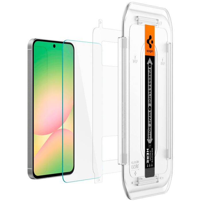 SZKŁO HARTOWANE SPIGEN GLAS.TR ”EZ FIT” 2-PACK GALAXY A56 5G / S24 FE CLEAR