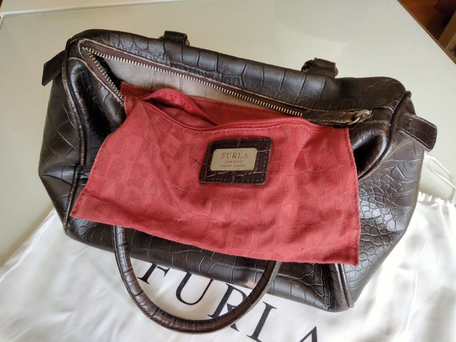 FURLA-Carteira em pele