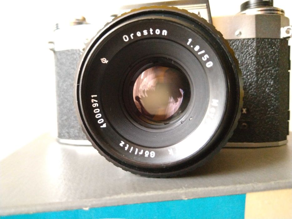 Aparat Praktica Nova 1967 Oreston 1.8/50 Elektronika W5-21 + akcesoria