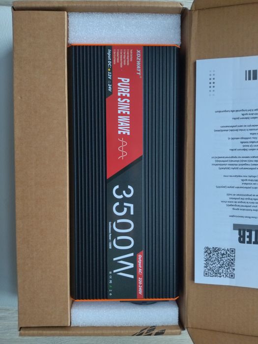 Інвертор 3500W Flamezum / Xdzwatt чистий синус 12В   ОЧІКУЄТЬСЯ !