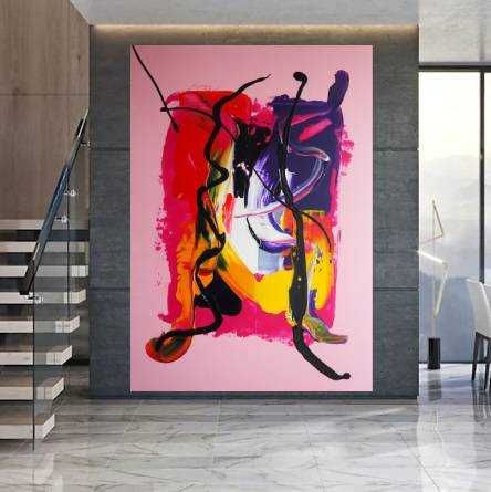 Obraz nowoczesny abstrakcja 70cm x 100cm "VALENTINO"