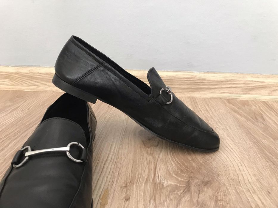 Massimo Dutti loafersy 37 skóra naturalna