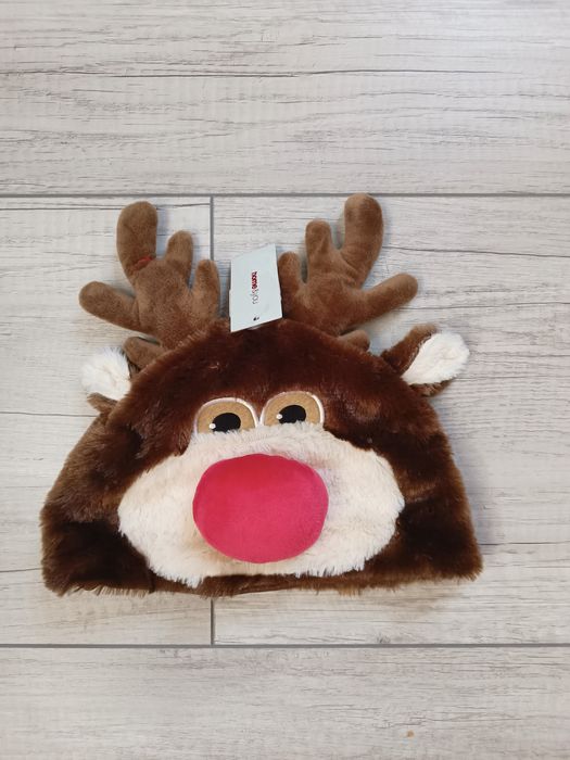 Świąteczna czapka fikuśna renifer z Home&You nowa