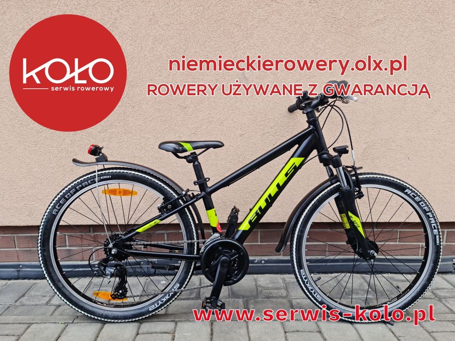 Rower dziecięcy BULLS koła 24 ALUMINIUM shimano okazja rabat WYSYŁKA FV 24% POLECAM rabat rower po serwisie