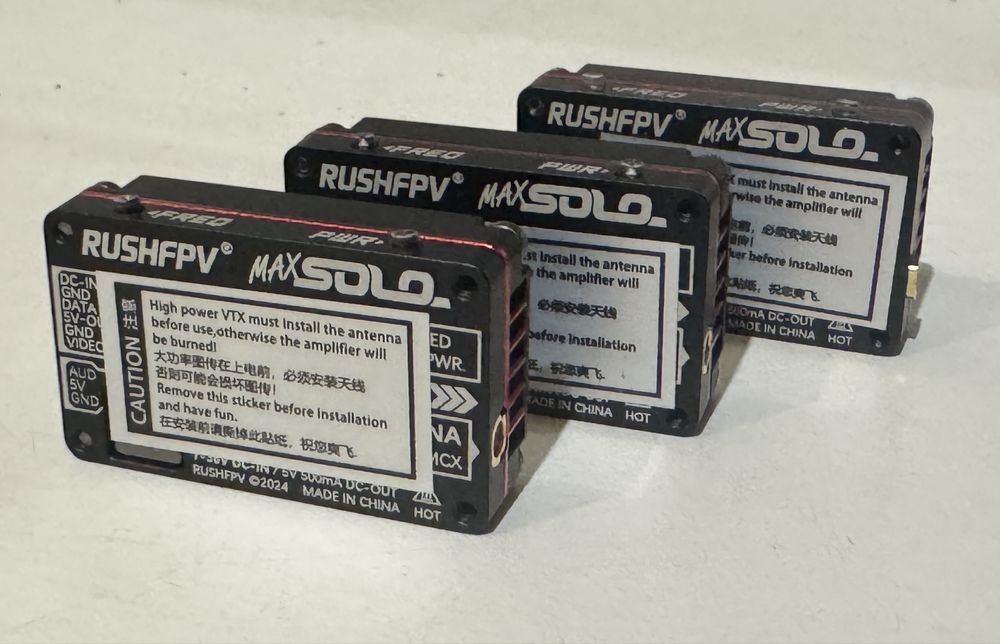 Rush max solo 2.5w vtx