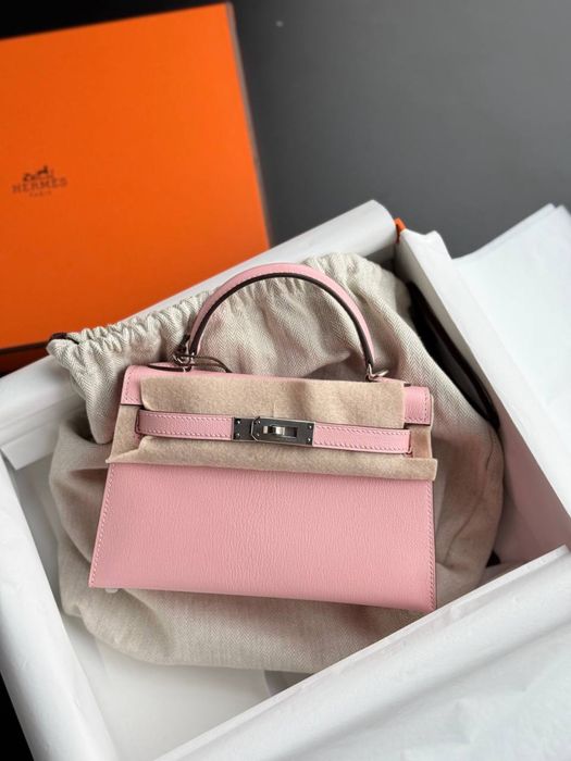 ПОСЛЕДНЯЯ ЦЕНА! НИЖЕ НЕ БУДЕТ Сумка Hermes Kelly mini 20 розовая