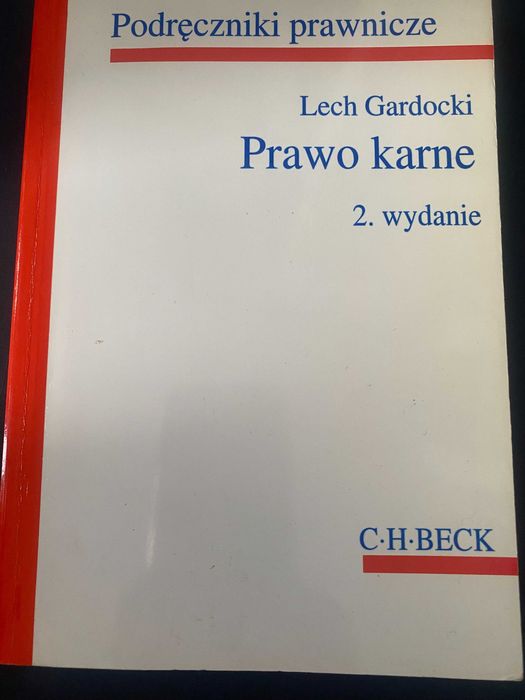 Prawo Karne, Lecha Gardocki - podręczniki prawnicze