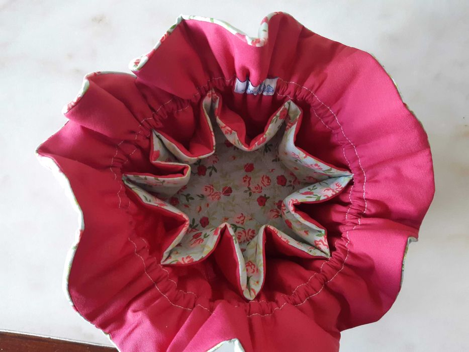 Bolsa artesanato para acessórios viagem ou casa, Nova