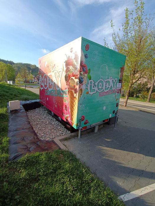 Przyczepa Gastronomiczna / Przyczepa do sprzedaży lodów
