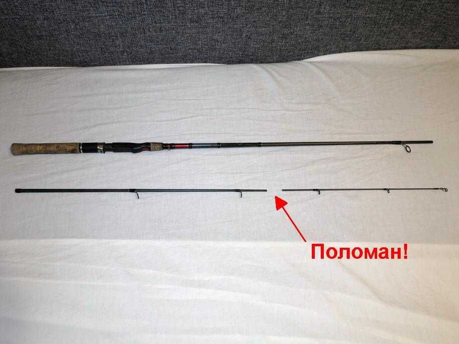 Спиннинг Shimano Catana поломан