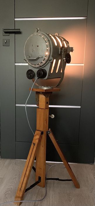 Lampa podlogowa stojaca loft vintage industrial Prl