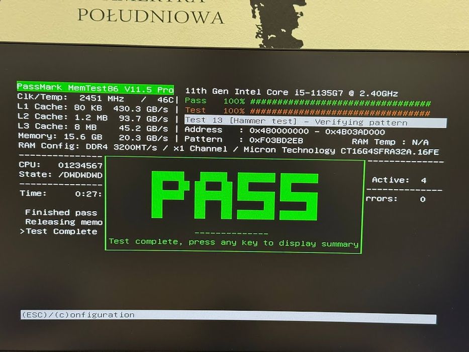 Оперативна пам'ять Crucial DDR4 SO-DIMM 16GB 3200MHz CL22