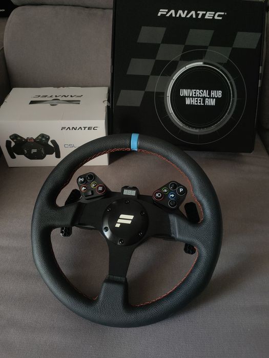 volante fanatec igual a novo