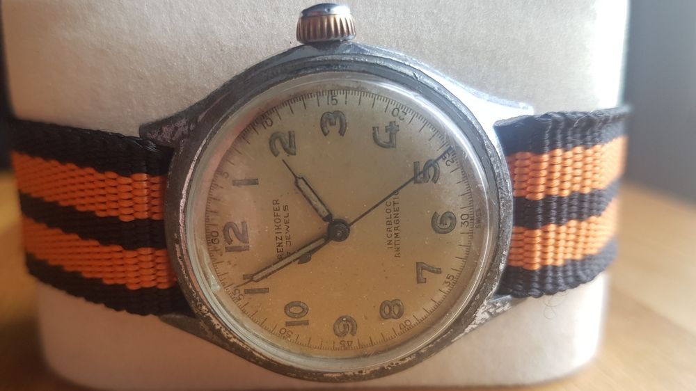 Brenzikofer Zegarek w stylu wojskowym vintage