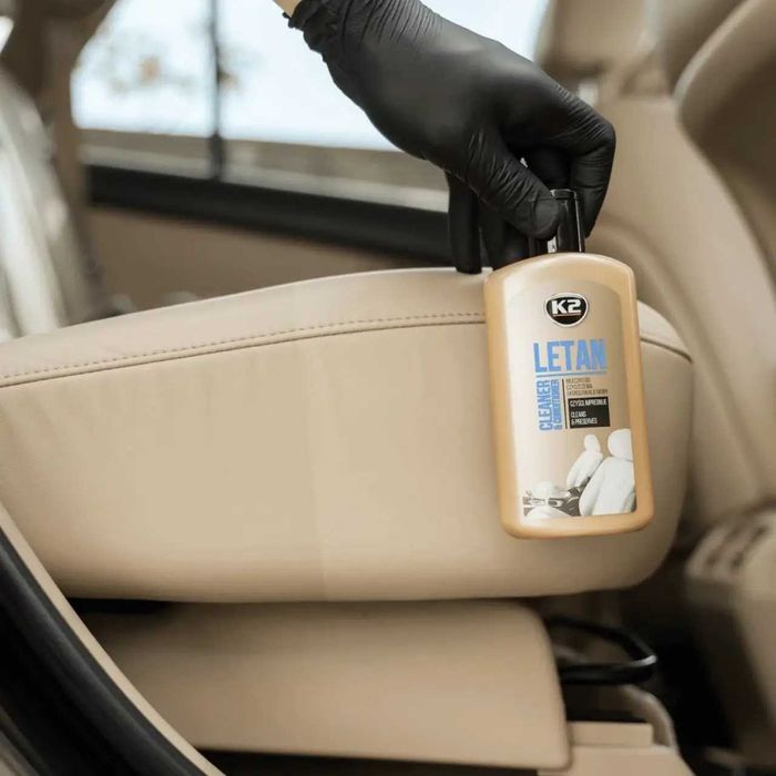 Очиститель, кондиционер кожи K2 Letan салона авто пенный молочко спрей