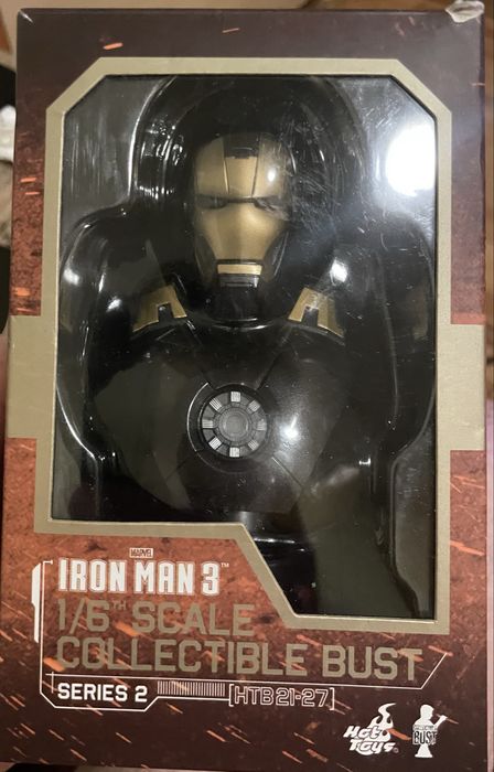 1/6 Iron Man Iron Man 3 War Machine Mark 2 Collectible Bust Hot Toys