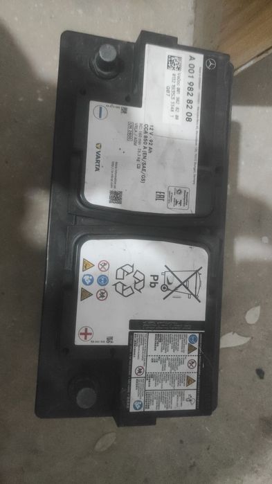 АКБ мерседес 92ah AGM