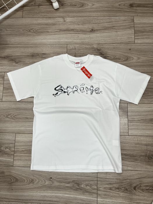Футболка Supreme t-shirt S,M білі та чорні black,white