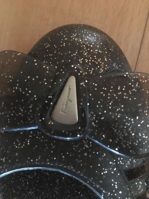 Ferragamo sandálias 38,5 sapatos rasos sabrinas bailarinas