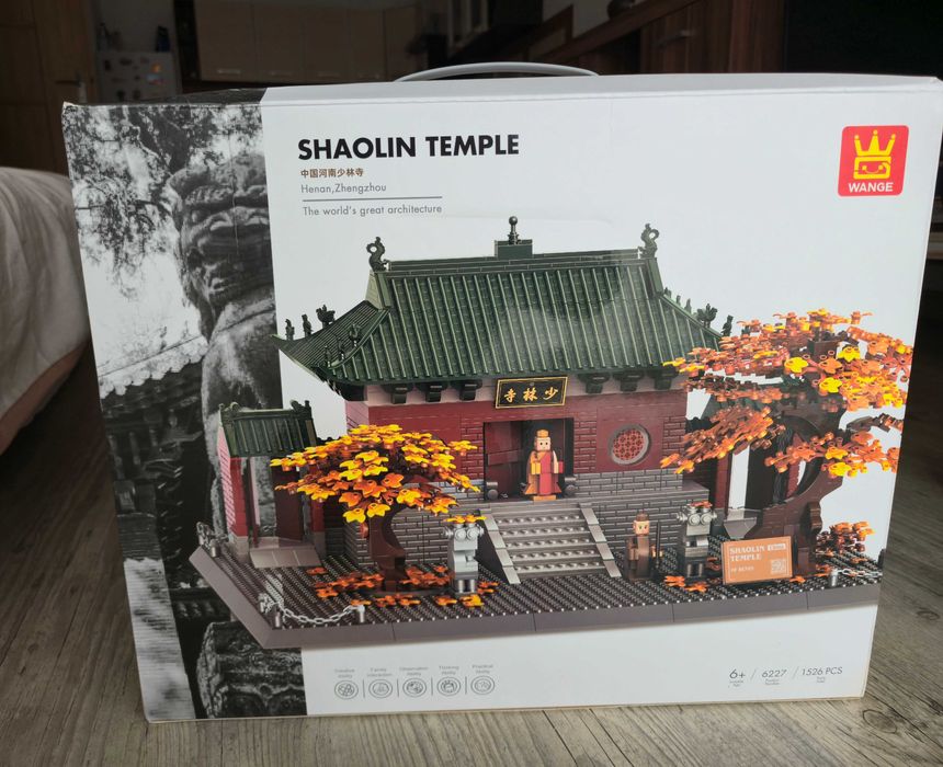 PROMO | Klocki Wange Klasztor Shaolin 1526 el. – nowy, zaplombowany zestaw kolekcjonerski | Chiny, Kung-fu