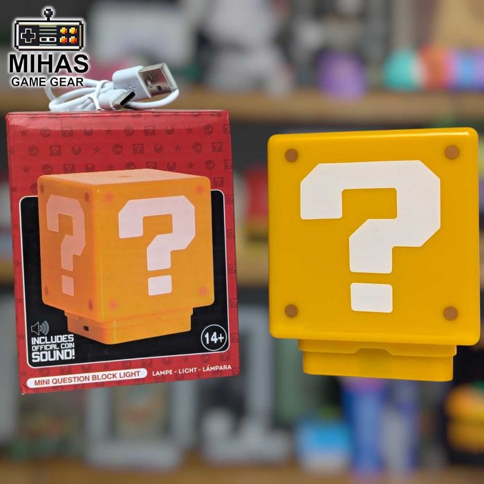 Нічник - світильник Super Mario Bros — геймерська настільна лампа