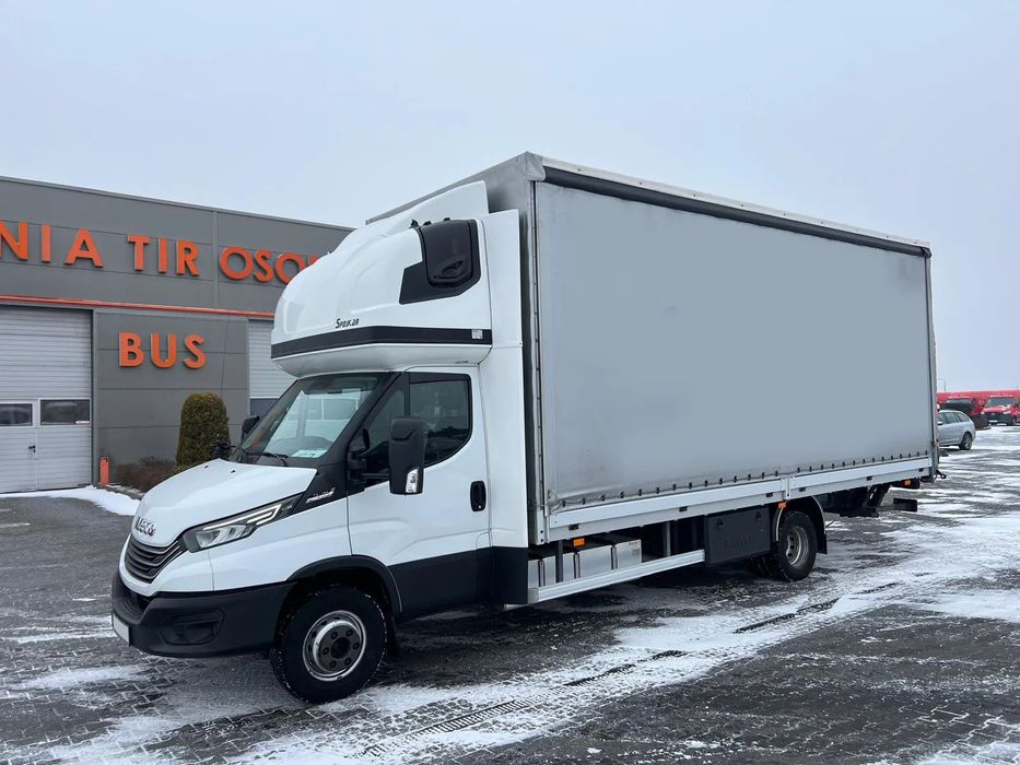 Iveco DAILY 72C18 70C18 HI-MATIC EURO 6E FIRANKA+SUWANY DACH+WINDA 1000 kg  nr.63 1 Wł. Salon PL Firanka Suwany Dach Winda 1000 kg Poduszki Webast