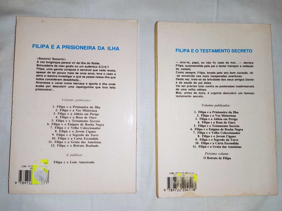 Livros da "Filipa"Edições Verbo