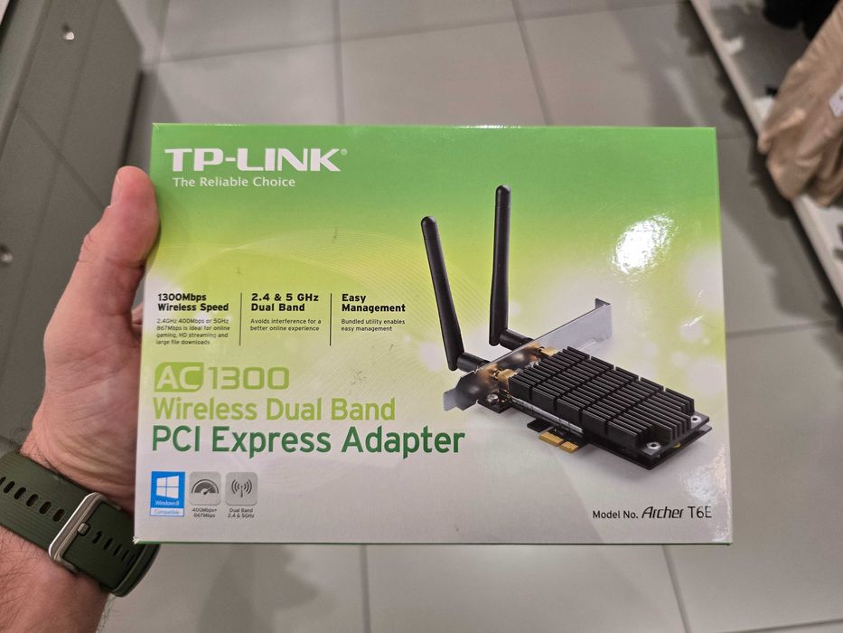 TP-Link AC1300 Wireless Dual Band PCIe 2.4 e 5 Ghz