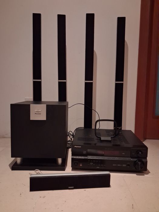 Sistema de som completo 5.1 Pioneer VSX-515