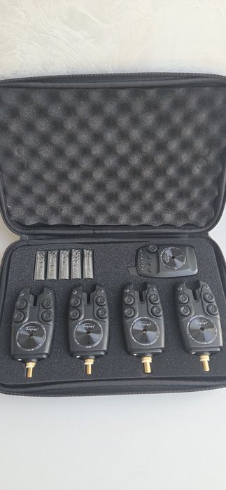 Акция.Набор сигнализаторов с пейджером BoyaBy JY-77  4+1 в кейсе с антивором