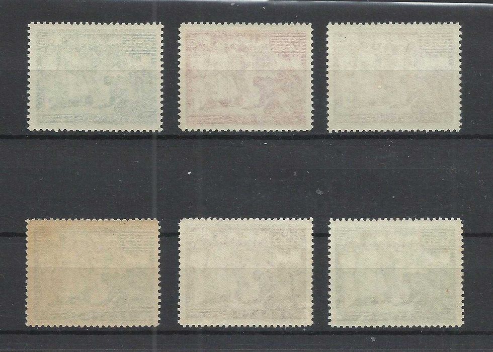 Selos portugueses – Série 8º Cent. Tomada Lisboa aos Mouros – novos