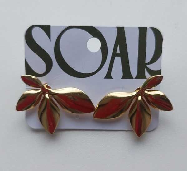 Серіжки стильні діаметр 3 см