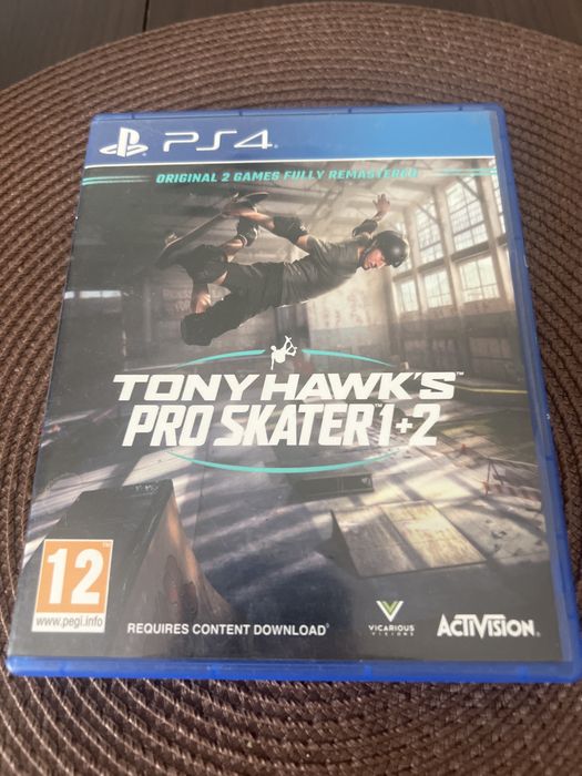 Gra Tony Hawks pro skater 1+2 ps 4