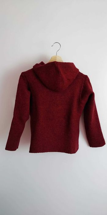 Camisola lã vermelha LANIDOR/WOOLMARK – tamanho 1 (S/M)