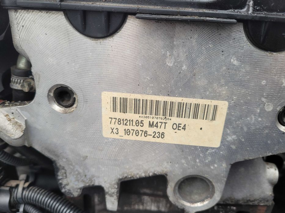 bmw X3 E87 silnik 2.0d M47T 204D4